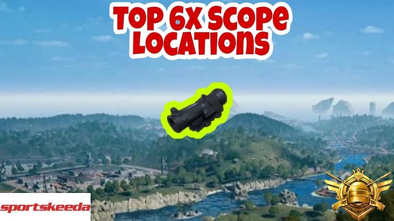 Top 5 locations to find the 6x scope in Sanhok