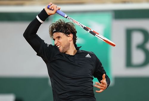 Dominic Thiem at the 2020 French Open