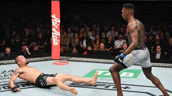 Robert Whittaker was defeated by Israel Adesanya in their first encounter