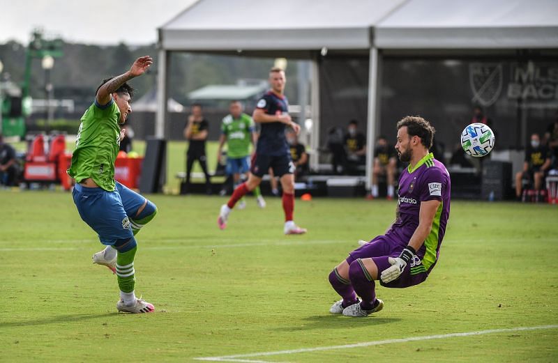Raul Ruidiaz is back in action for Seattle Sounders