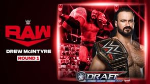 Drew McIntyre reacts to becoming the overall No.1 pick at the WWE Draft 2020