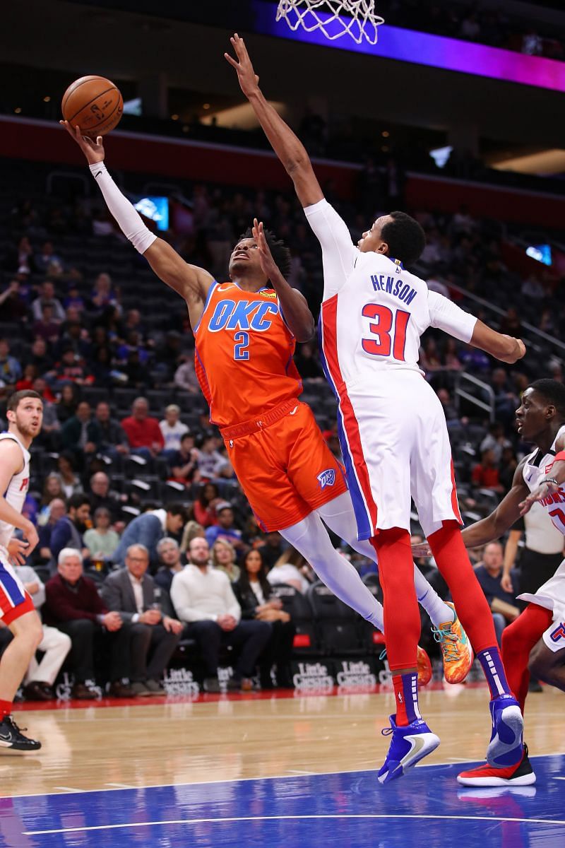 Oklahoma City Thunder vs Detroit Pistons