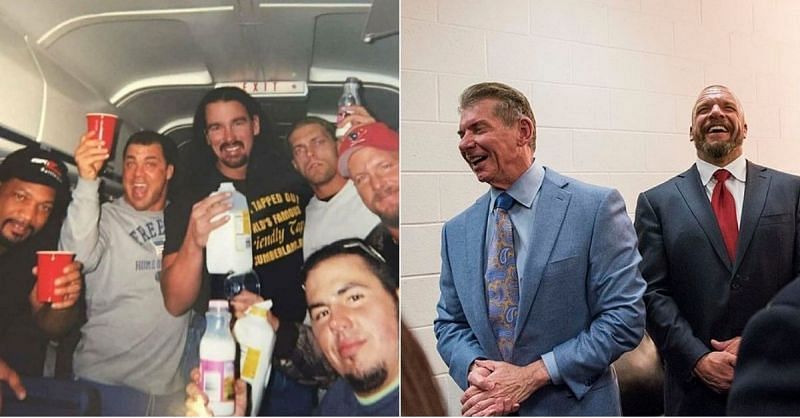 The APA, along with other legends; Vince McMahon and Triple H