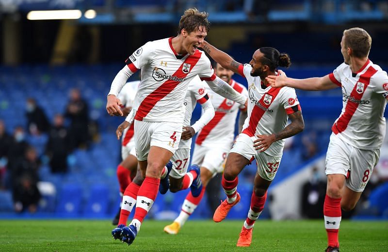Southampton secured a dramatic 3-3 draw against Chelsea with an injury-time winner.