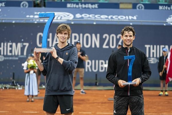 Andrey Rublev beat Dominic Thiem to win Thiem&#039;s 7 Exhibition Tournament