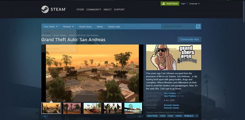 GTA San Andreas on Steam
