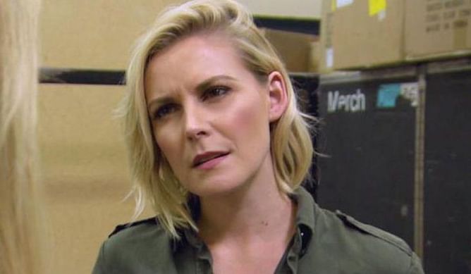 Renee Paquette reacts to Jon Moxley's brutal match at AEW Revolution