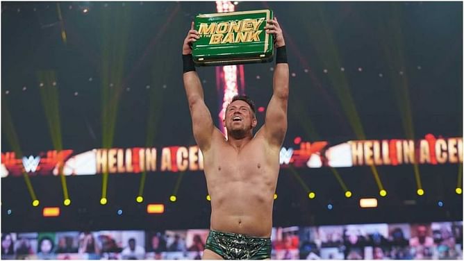 The Miz teases his target after becoming Mr. Money in the Bank at WWE Hell in a Cell 2020