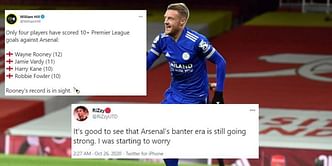 Twitter explodes as Leicester City stun Arsenal at the Emirates Stadium