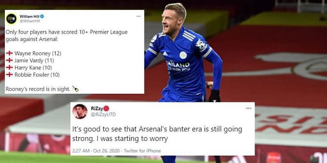 Twitter explodes as Leicester City stun Arsenal at the Emirates Stadium