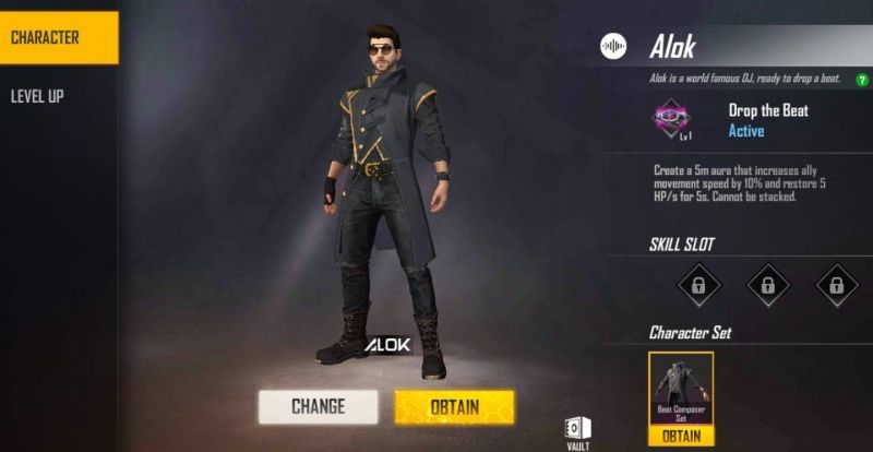 Free Fire में Alok