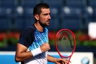 Marin Cilic at the Dubai Open 2020