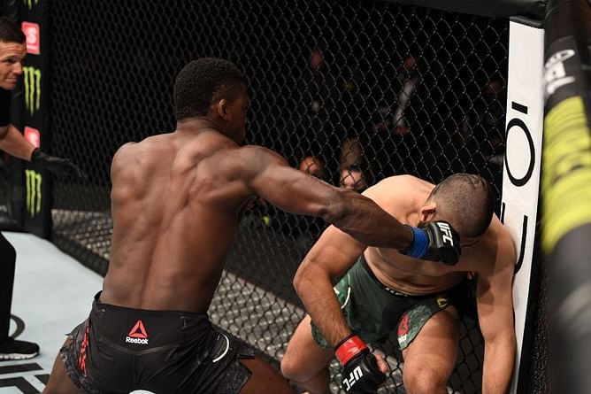 Robert Whittaker's teammate gets brutally knocked out in 18 seconds at UFC 254!
