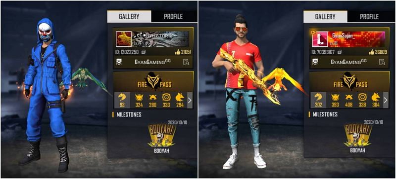 RUOK FF's Free Fire ID, stats, K/D ratio and more