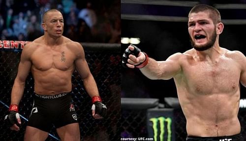 Georges St-Pierre had words of high praise for Khabib Nurmagomedov