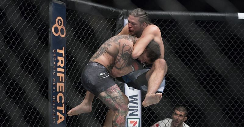 Ortega&#039;s guillotine choke of Cub Swanson gave him his biggest win to that point.