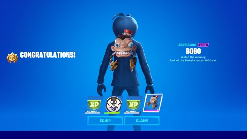 Bobo back bling is a free item which can be earned by completing a challenge in Fortnite