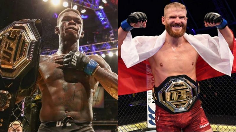 Israel Adesanya and Jan Blachowicz