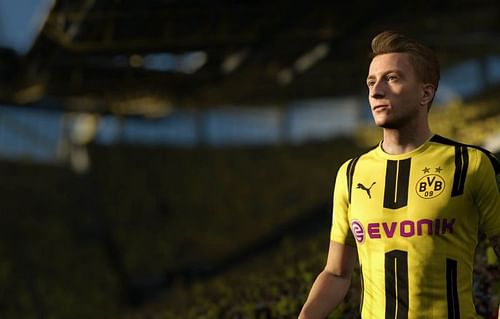 Borussia Dortmund's Marco Reus in EA Sports' FIFA franchise.