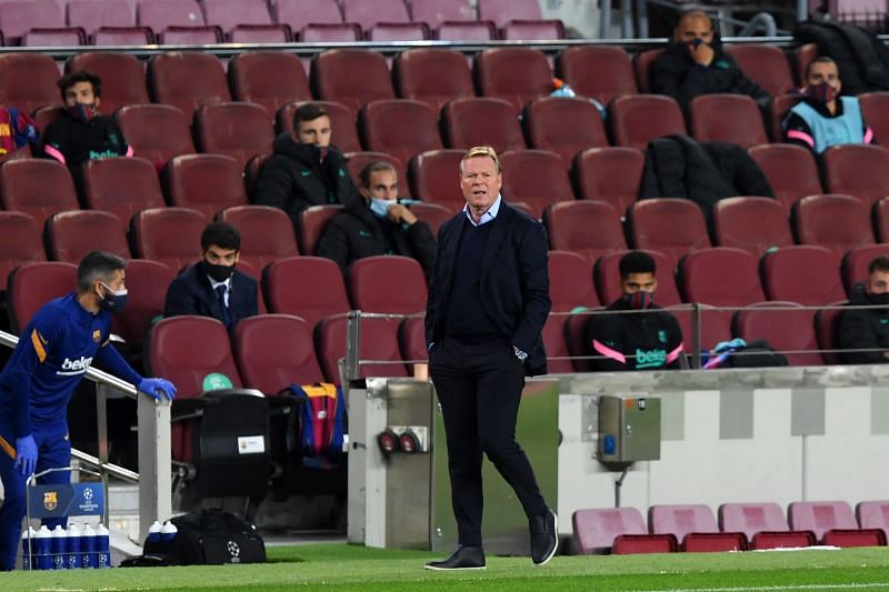 Barcelona manager Ronald Koeman