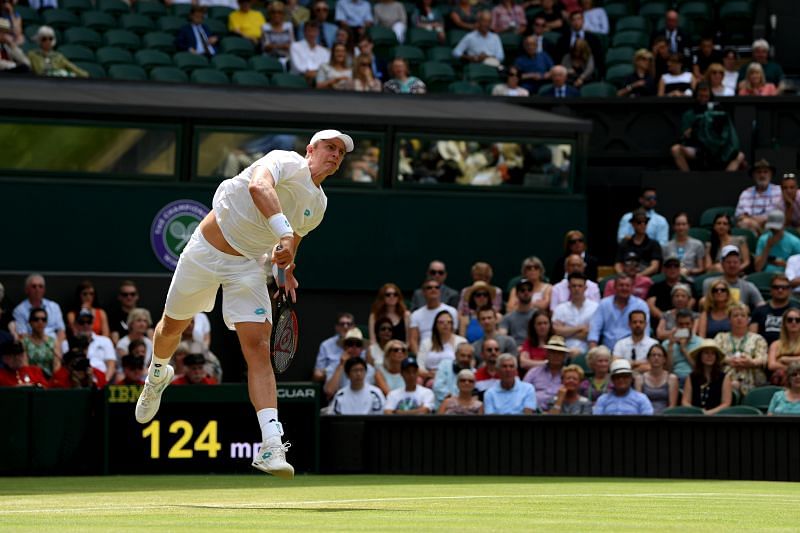 Kevin Anderson at Wimbledon 2019