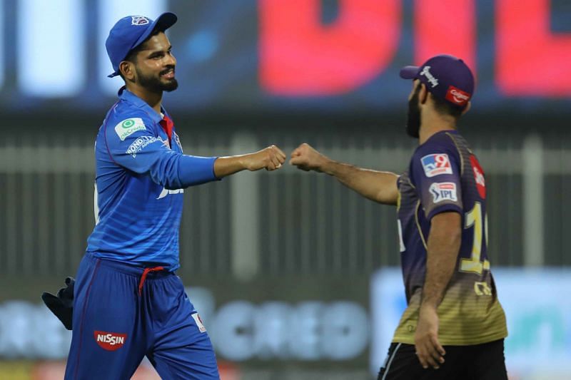 Shreyas Iyer had an excellent game, while his counterpart Dinesh Karthik didn&#039;t [PC: iplt20.com]