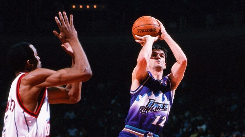 John Stockton was a sharpshooter, and not just a great passer.