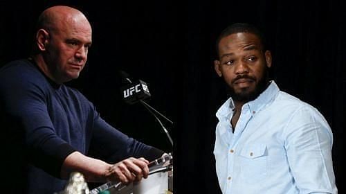 UFC president Dana White reacts to Jon Jones hiding under the cage to escape a drug test