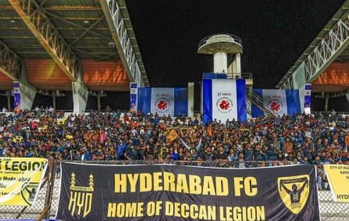 Hyderabad FC fans (Picture: ISL)