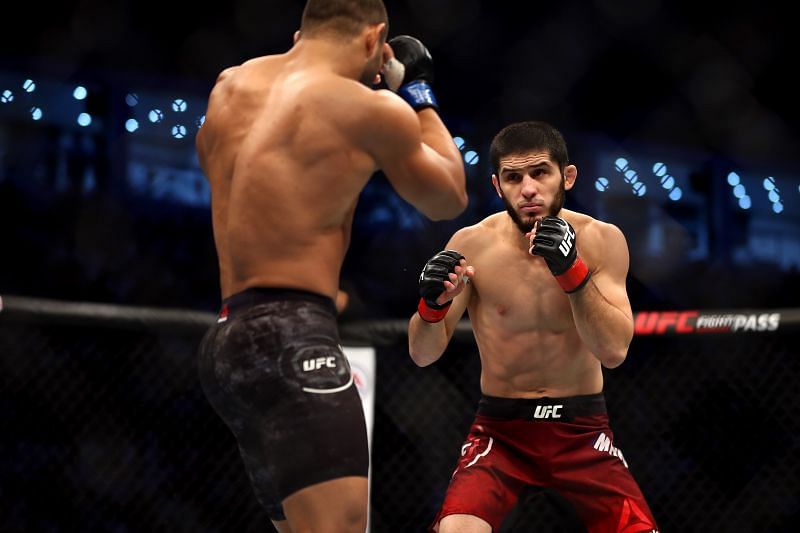 Islam Makhachev(R) at UFC 242