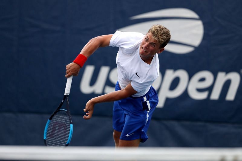Dominic Stricker at the 2019 US Open in New York City