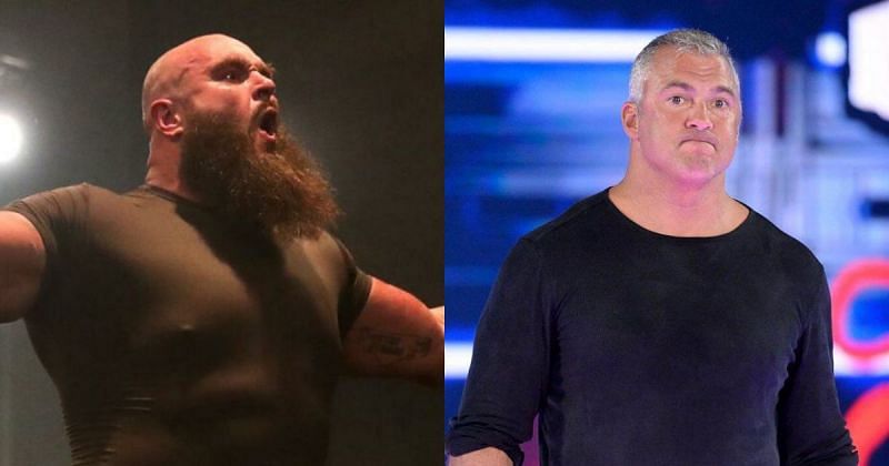 Braun Strowman and Shane McMahon.