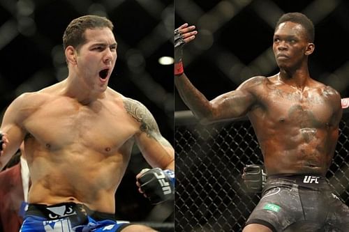 Chris Weidman and Israel Adesanya