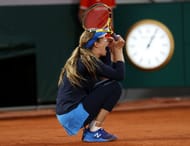 Danielle Collins at the 2020 French Open