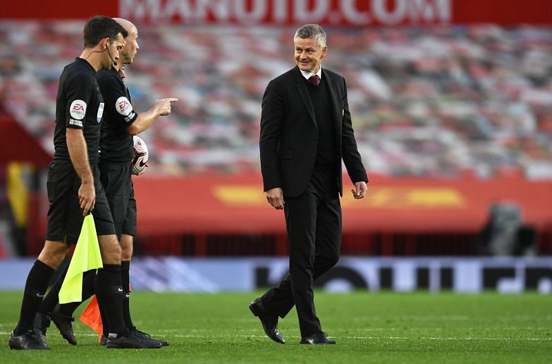 Manchester United manager Ole Gunnar Solskjaer after a game