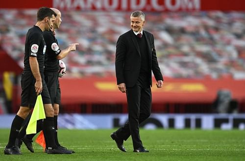 Manchester United manager Ole Gunnar Solskjaer after a game