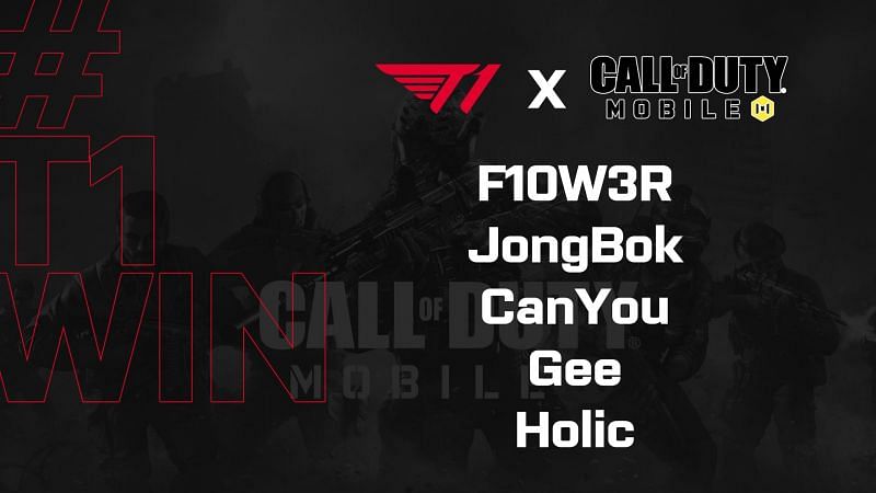 T1 COD Mobile roster