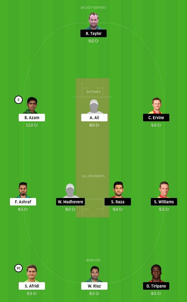 PAK vs ZIM 1st ODI Dream11 Tips