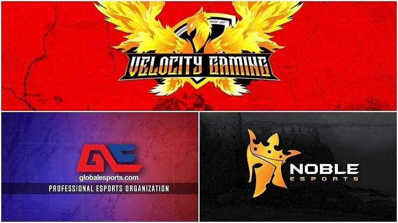The Gap is closing and Velocity gaming may not remain the top dogs for long (Image credits: Top Velocity Gaming, Bottom Right Noble Esports, Bottom Left Global Esports)
