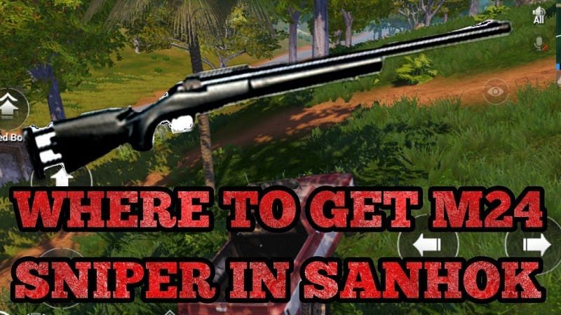Best locations to find M24 in Sanhok map