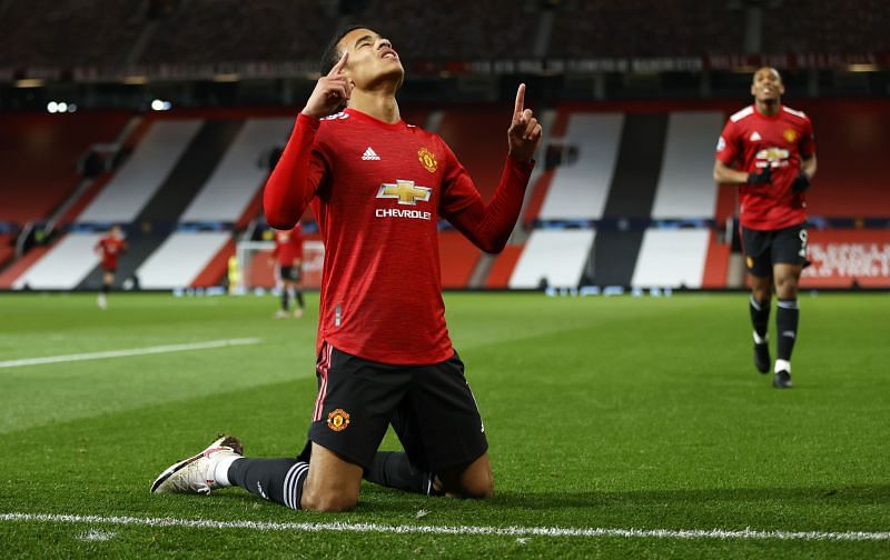 Greenwood bagged his first Champions League goal on his first Champions League start for United