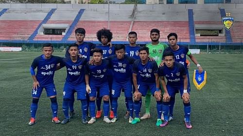 Chennaiyin FC youth squad (Goalkeeper: BY Revanth)