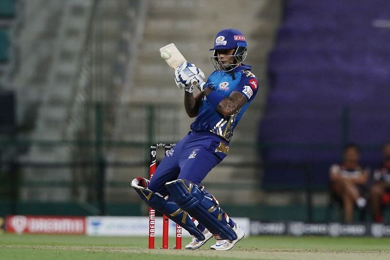 Suryakumar&#039;s unorthodox strokeplay and good timing left the RCB bowlers with no answers. [PC: iplt20.com]