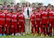 Nita Ambani with RFYC athletes.