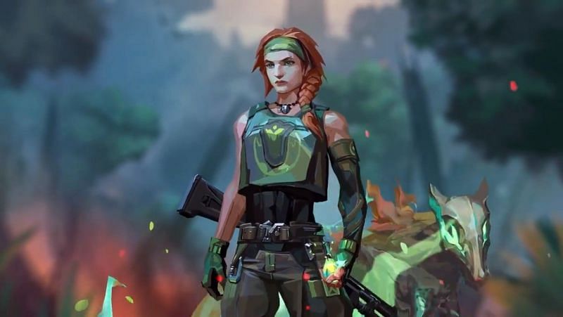Valorant&#039;s newest agent Syke was teased by the developers showcasing her abilities (Image credit: Epic Games)