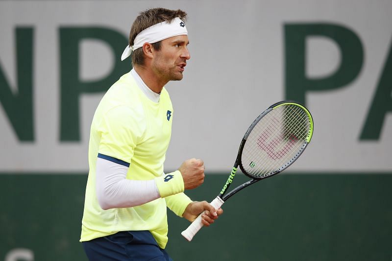 Norbert Gombos at the 2020 French Open
