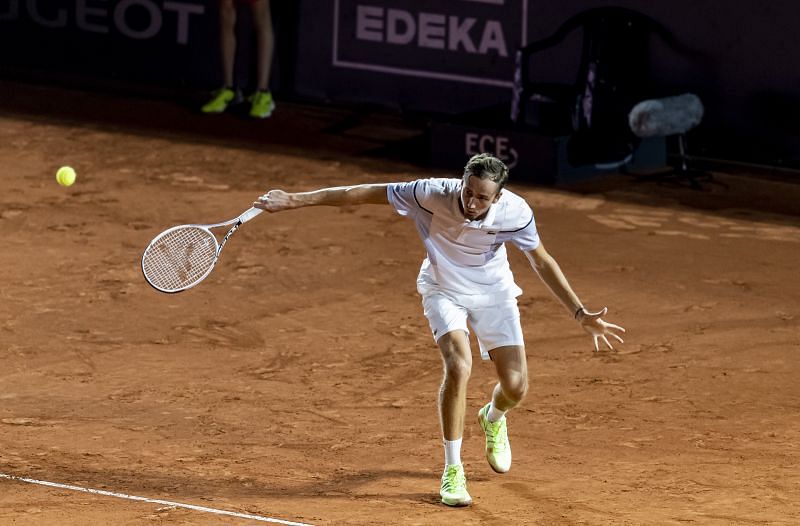 Daniil Medvedev at the Hamburg Open in Germany