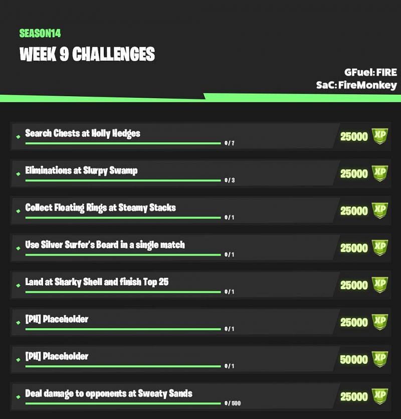 Fortnite Chapter 2 Season 4 Week 9 Challenges - 800 x 836 jpeg 51kB