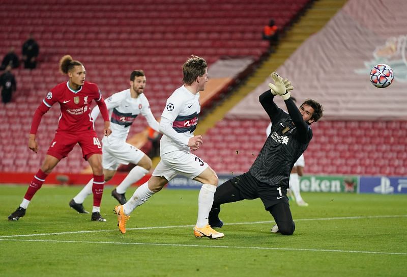 The Danish side passed up two excellent chances to score.