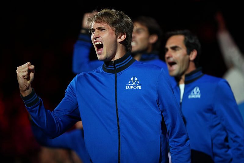 Alexander Zverev at the Laver Cup